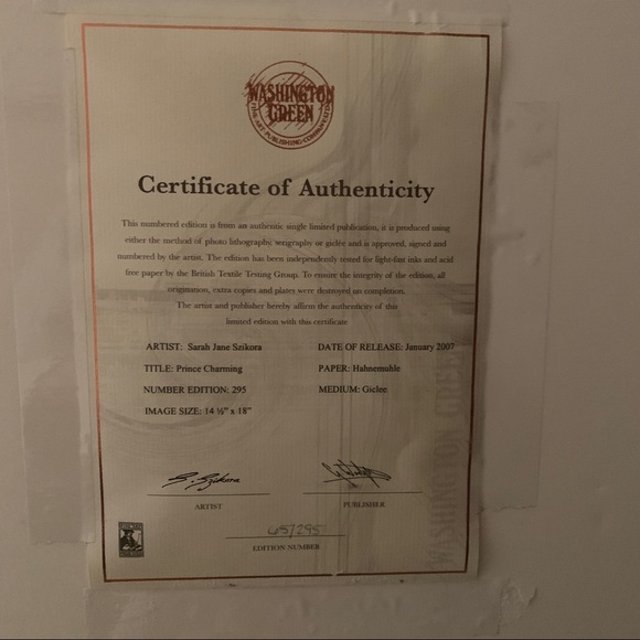 Limited Edition Lithograph - Picture 5 of 6